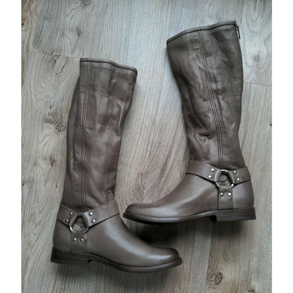 Frye Shoes Frye Phillip Harness Riding Boots Women 6 B Stretch